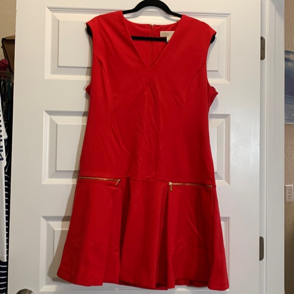 Michael Kors Dresses & Skirts - Super NWT stylish red Michael Kors Dress size 16 womens! Free Shipping!